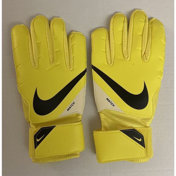Nike CQ7799 765 Adult Sz 11 Yellow/White GK Match Football/Soccer Gloves - Picture 1 of 8
